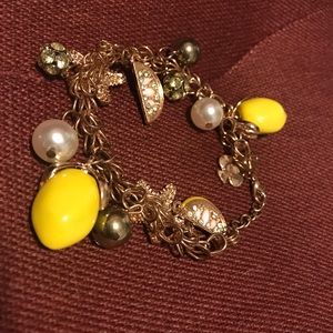 Vintage fantasy charm bracelet